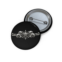Load image into Gallery viewer, Custom Pin Buttons - USCG - Cutterman - Enlisted wo txt - 3D - Enhanced
