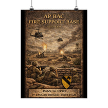 Load image into Gallery viewer, Matte Poster - Ap Bac fire support base, 1969-1970
