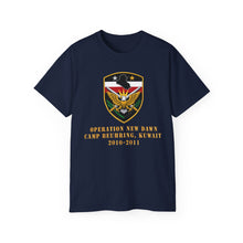 Load image into Gallery viewer, Unisex Ultra Cotton Tee - Operation New Dawn - Camp Beuhring, Kuwait - 2010-2011 - T-Shirts - Classic
