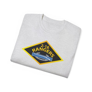 Unisex Ultra Cotton Tee - 2nd Bn, 16th Infantry - Rangers w CIB w Txt X 300