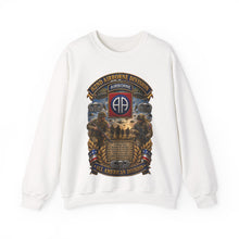 Load image into Gallery viewer, Crewneck Sweatshirt - Army  - 82nd Airborne Division - WWII to NOW - All American Division - 3D - Enhanced
