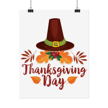 Load image into Gallery viewer, Rolled Poster - Thanksgiving Day - Happy Thanksgiving Day
