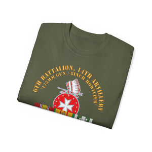 Unisex Ultra Cotton Tee - 6th Battalion, 14th Artillery Regiment - DUI - VN SVC BAR - Top X 300