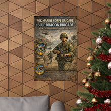 Load image into Gallery viewer, Matte Poster - Korea - ROK Marine Brigade - Blue Dragons
