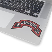 Load image into Gallery viewer, Kiss-Cut Sticker – Tactical Military Patch Decal - Army - Scroll - 143rd Infantry Det - LRS Airborne Ranger
