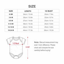 Load image into Gallery viewer, DTG 190gsm Cotton Short Sleeve Baby Romper(All-over Printing) - Penguin Winter Wonderland
