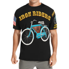 Load image into Gallery viewer, AOP - E Company, 25th Infantry, Iron Riders, Buffalo Soldiers - 3D Mens All Over Print Crew Neck T-Shirt

