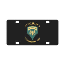 Load image into Gallery viewer, Army - Enlisted - SPEC 6 - Specialist 6 - Std X 300 Classic License Plate
