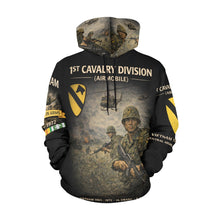 Load image into Gallery viewer, 1st Cavalry Division - Airmobile - Vietnam - 1965 - 1972 Men's All Over Print Hoodie (USA Size)
