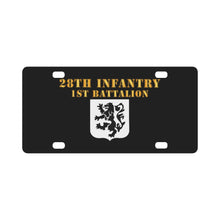 Load image into Gallery viewer, Army - 1st Bn, 505th Infantry Regiment Branch wo Txt X 300 Classic License Plate
