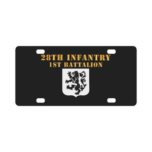 Army - 1st Bn, 505th Infantry Regiment Branch wo Txt X 300 Classic License Plate