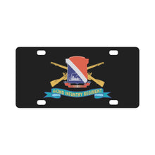 Load image into Gallery viewer, Army - 442nd Infantry Regiment w Br - SSI - Ribbon X 300 Classic License Plate
