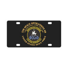 Load image into Gallery viewer, USSF - 22d Space Operations Squadron X 300 Classic License Plate
