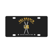 Load image into Gallery viewer, Army - Ski Branch - Combat on Skis X 300 Classic License Plate
