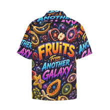 Load image into Gallery viewer, Fruits from another galaxy Men's All Over Print Hawaiian Shirt With Chest Pocket

