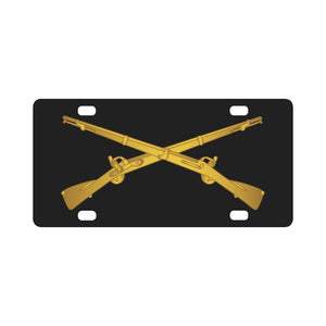 Army - Infantry Branch wo Txt Classic License Plate