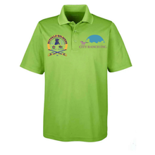Load image into Gallery viewer, MENS Performance Polo Shirt - Buffalo Soldiers - City Ranch - Front Chest
