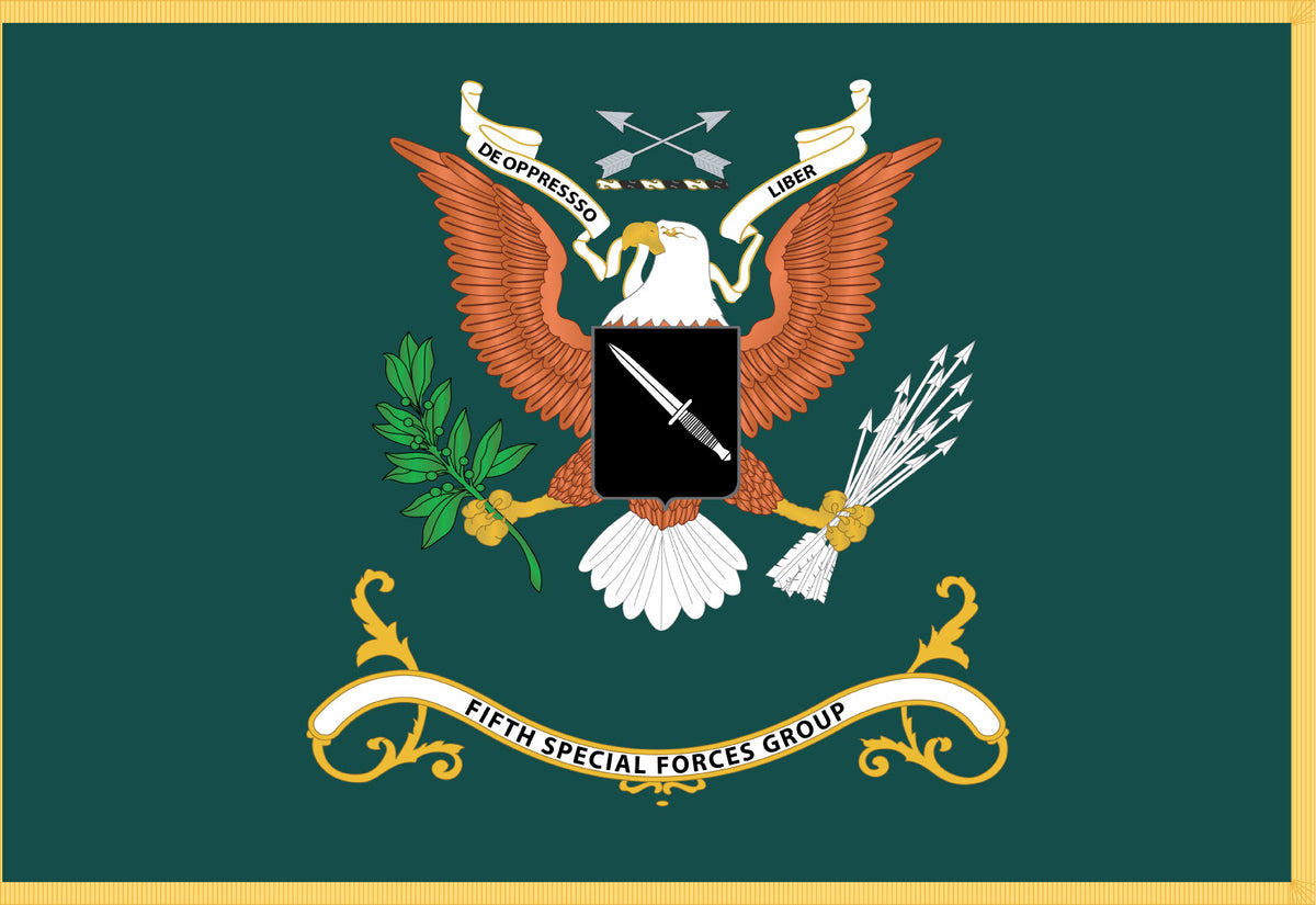 Rectangle Flags - Army - Regimental Colors - 5th Special Forces Group ...