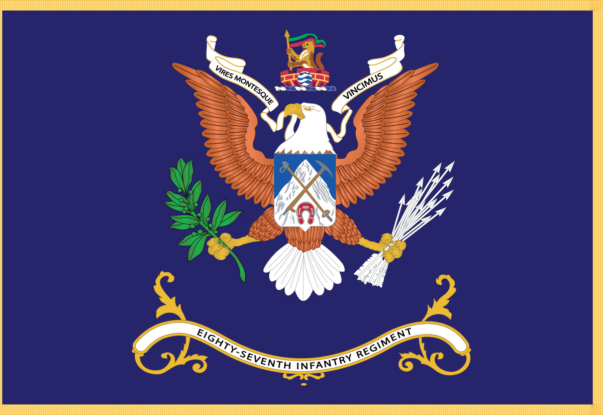 Rectangle Flags - Army - Regimental Colors - 87th Infantry Regiment ...