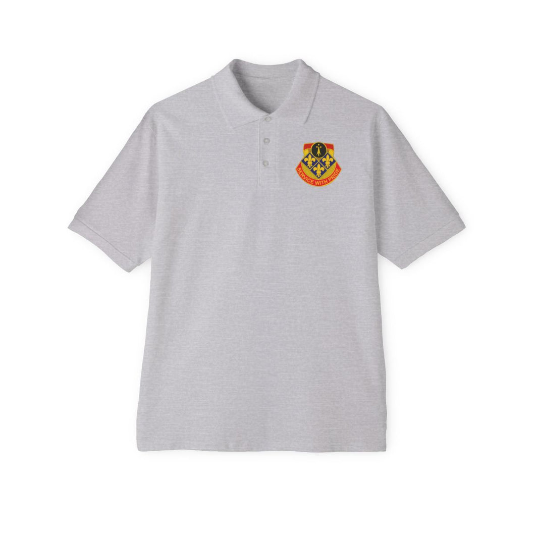 Men's Piqué Polo - 434th Field Artillery Brigade w DUI wo txt