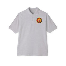 Load image into Gallery viewer, Men&#39;s Piqué Polo - 83rd FIled Artillery Regiment Veteran w Branch
