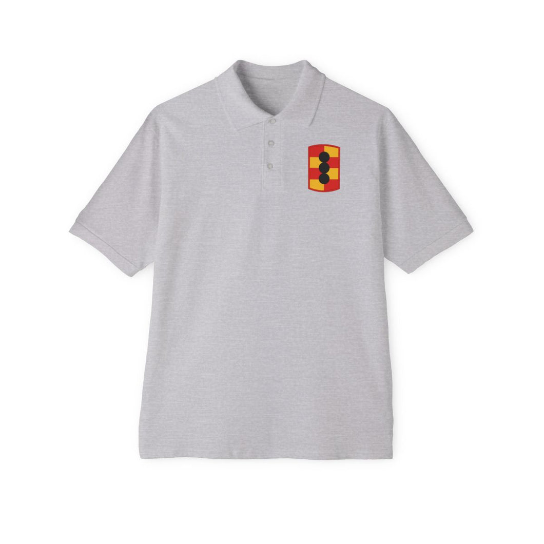 Men's Piqué Polo - 434th Field Artillery Brigade w SSI wo Txt