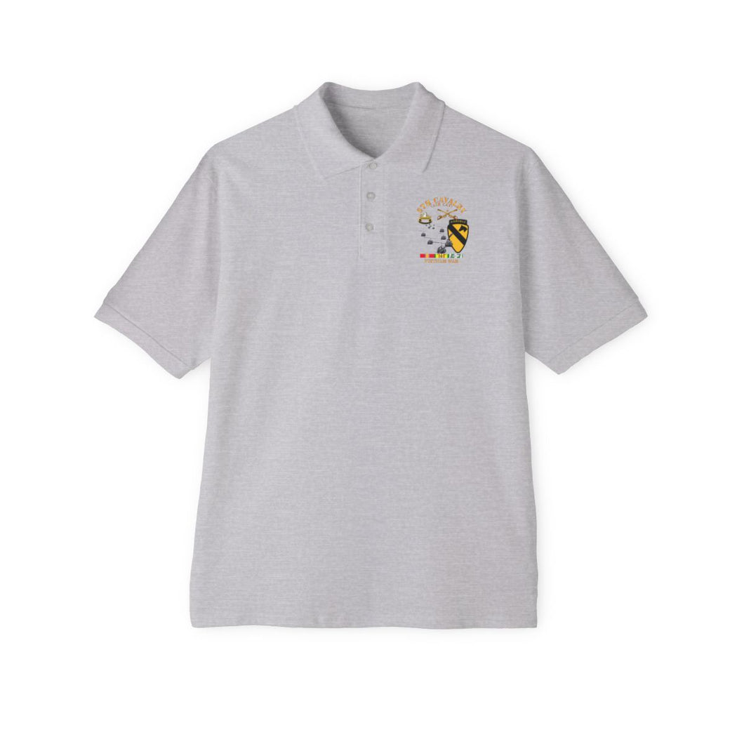 Men's Piqué Polo - 8th Cavalry (Air Cav) - 1st Cav Division w SVC