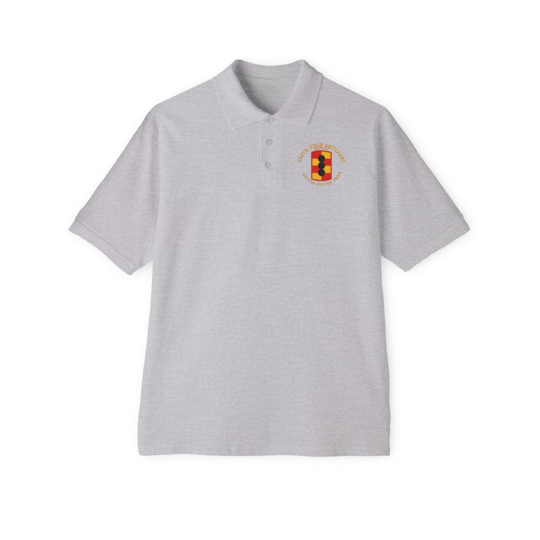 Men's Piqué Polo - 434th Field Artillery Brigade - SSI