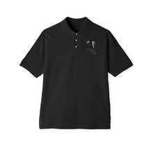 Load image into Gallery viewer, Men&#39;s Piqué Polo - Moon Landing Walk
