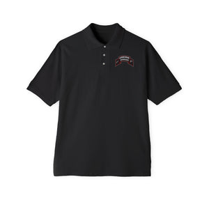 Men's Piqué Polo - 1st Ranger Co wo Txt