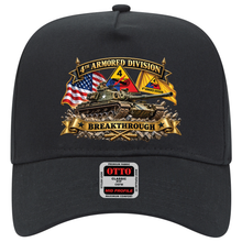 Load image into Gallery viewer, Baseball Cap - 4th Armored Division - M60A1 Tank - Breakthrough Division

