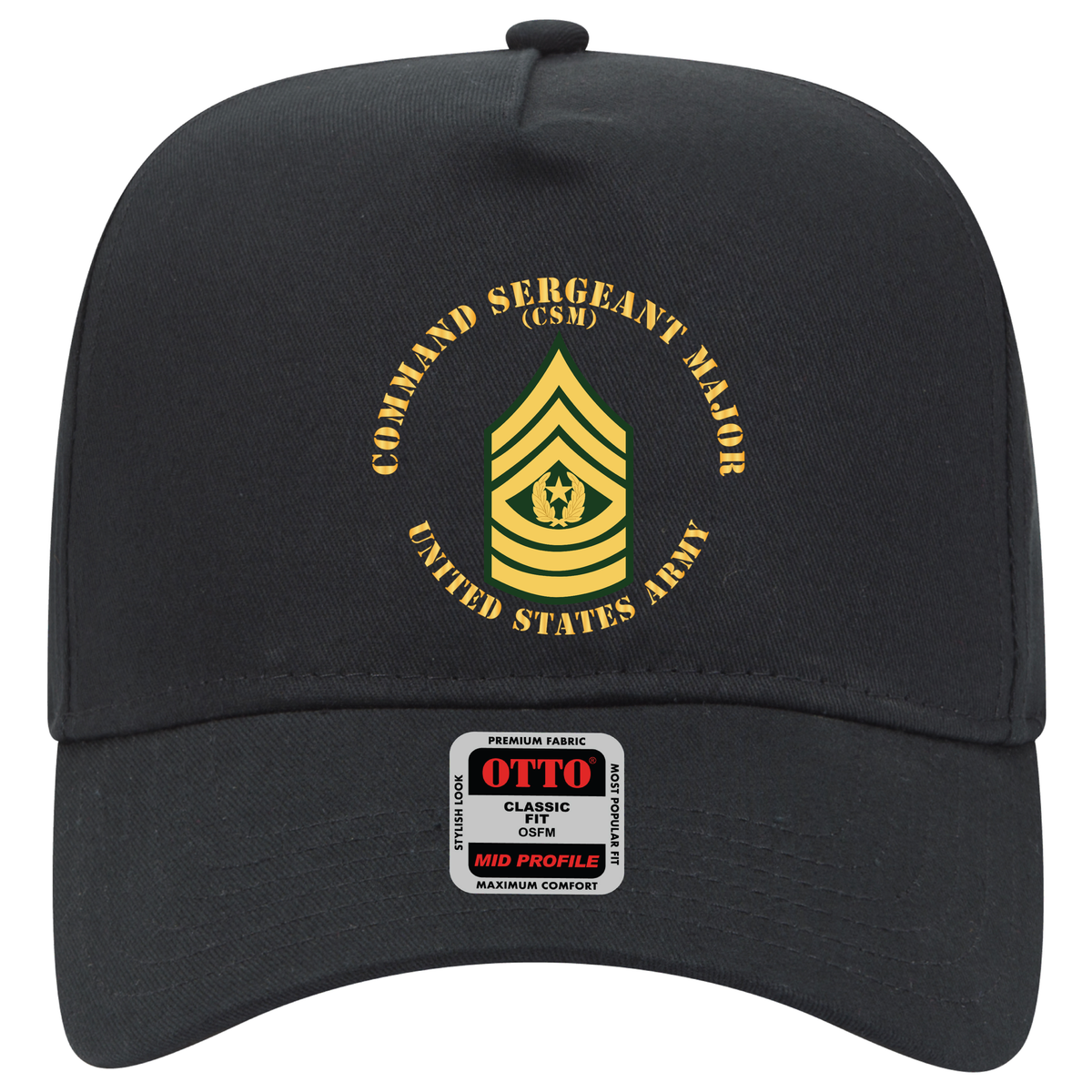 Baseball Cap - Army - Command Sergeant Major - CSM - Flat X 300 – MIP ...