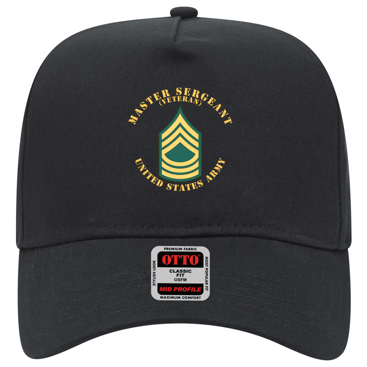 Baseball Cap - Army - Master Sergeant - MSG - Veteran - Flat X 300 ...