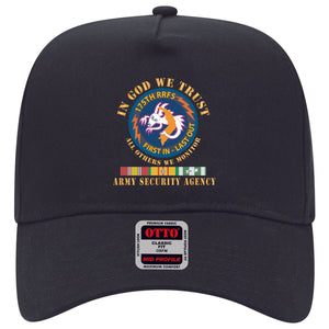 Baseball Cap - 176th RRFS - First In Last Out - SSI - In God we Trust - ASA w VN SVC X 300