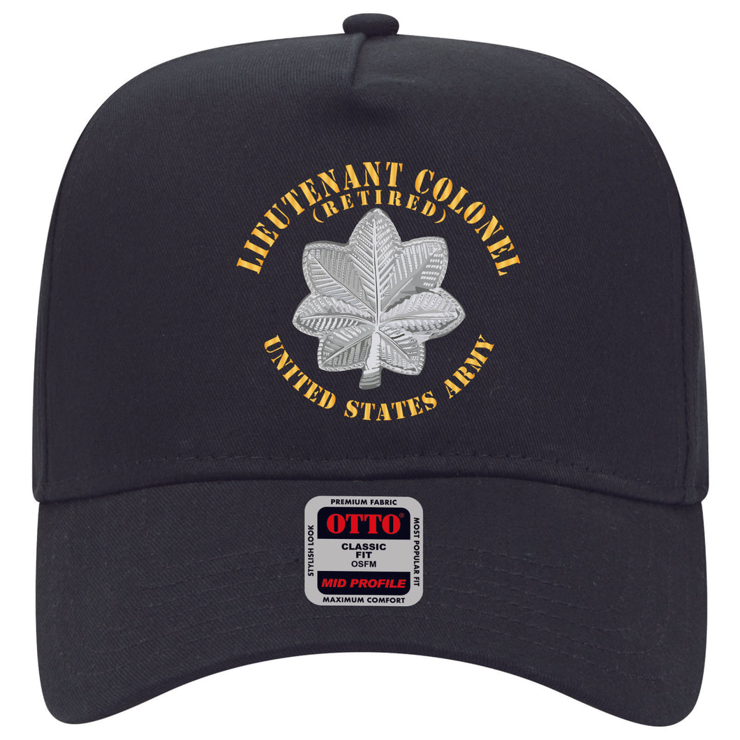 Baseball Cap - Lieutenant Colonel - LTC - Retired - V1