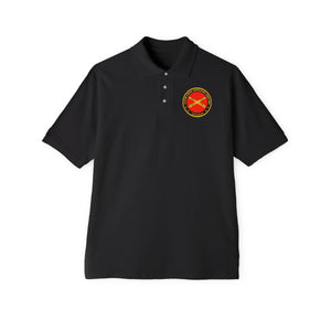 Men's Piqué Polo - 434th Field Artillery Bde w Branch - Veteran