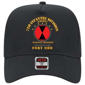 Baseball Cap - 7th Infantry Division - Ft Ord