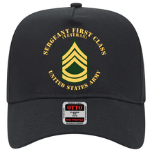 Load image into Gallery viewer, Baseball Cap - Army - Sergeant First Class - SFC - Veteran - Flat X 300
