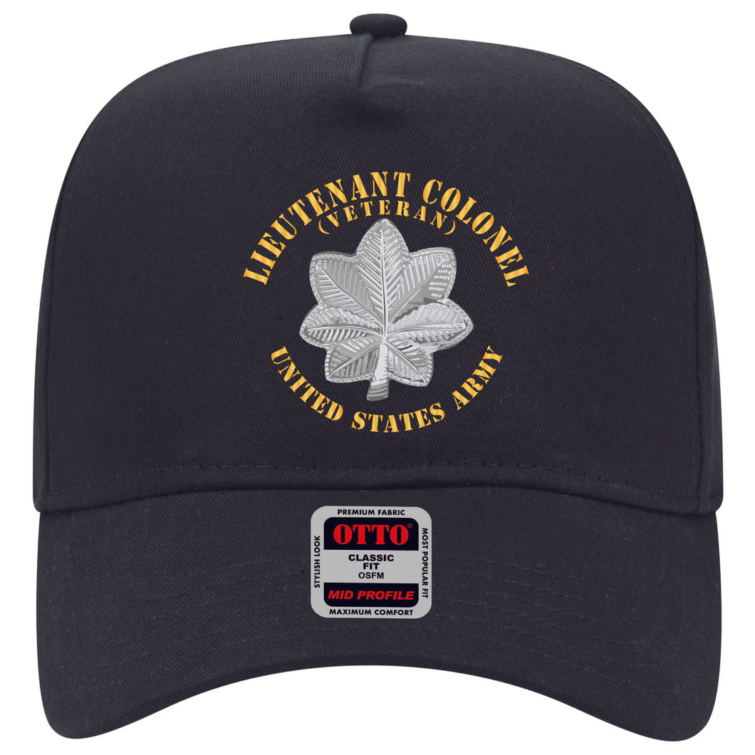 Baseball Cap - Lieutenant Colonel - LTC - Veteran - V1