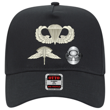 Load image into Gallery viewer, Baseball Cap - Army - Basic Abn Wings, HALO, Basic Scuba X 300
