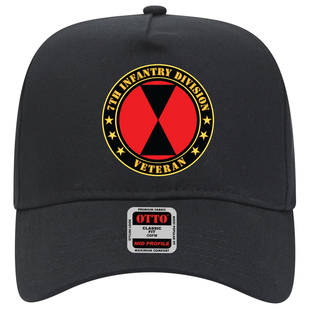 Baseball Cap - 7th Infantry Division Veteran