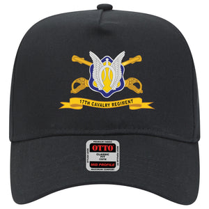 Baseball Cap - 17th Cavalry Regiment w Br - Ribbon