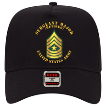 Load image into Gallery viewer, Baseball Cap - Army - Sergeant Major - SGM - Retired
