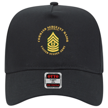 Load image into Gallery viewer, Baseball Cap - Army - Command Sergeant Major - CSM - Veteran - Flat X 300
