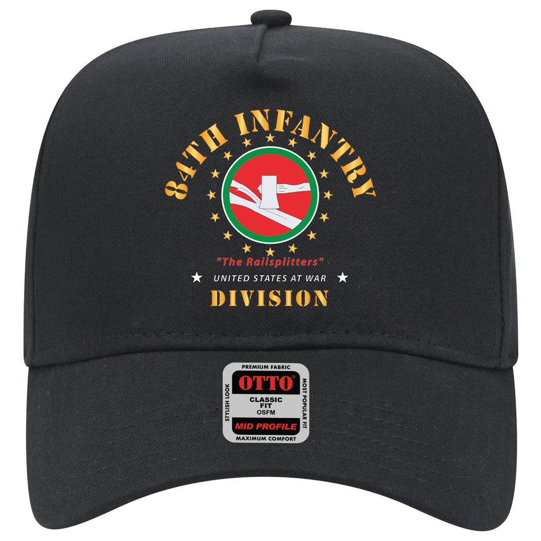 Baseball Cap - 84th Infantry Division - The Railsplitters wo DS X 300