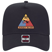 Load image into Gallery viewer, Baseball Cap - 50th Armored Division - Jersey Blues wo Txt X 300
