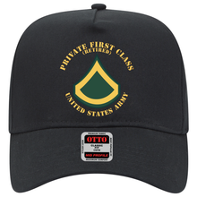 Load image into Gallery viewer, Baseball Cap - Army - Private First Class - PFC - Retired - Flat X 300
