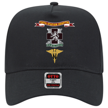 Load image into Gallery viewer, Baseball Cap - Army - 130th Station Hospital - Ribbon - DUI - Army Nurse Branch X 300
