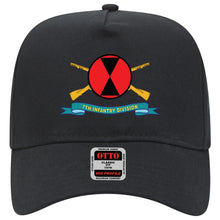 Load image into Gallery viewer, Baseball Cap - 7th Infantry Division - SSI w Br - Ribbon X 300
