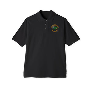 Men's Piqué Polo - 1st SFG - Beret Dagger DUI